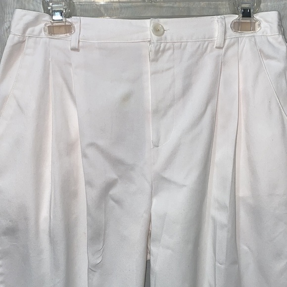 CROP COTTON WHITE BFA CLASSICS PANTS SZ 12PS - Picture 2 of 11